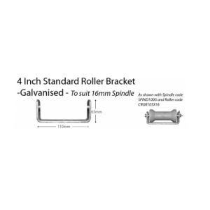 Boat Roller Bracket - Standard - 4"