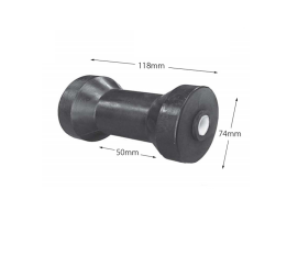 4.5" Cotton Reel - Rubber (16mm Bore)