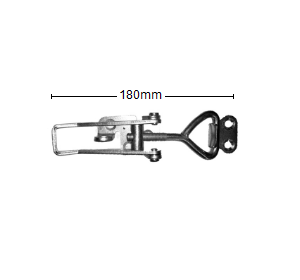 Trailer Toggle Clamp - Zinc