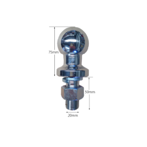 50mm Tow Ball - 3.5T - Chrome