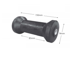 6" Cotton Reel - Rubber (16mm Bore)