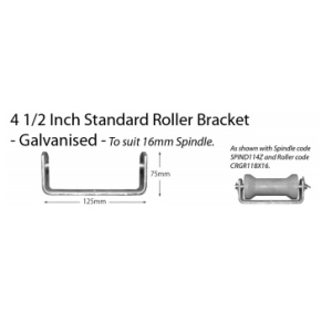 Boat Roller Bracket - Standard - 4.5"