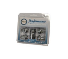 Chrome Lock Nut Set - 7/16"