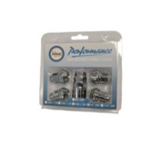 Chrome Lock Nut Set - 1/2"