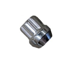 Chrome Open Spline Nut