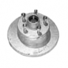 45mm Square - Assembled - 10" Ford Disc Hubs + Mech Calipers