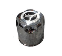 Chrome Plastic Cap (110mm)