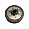 45mm Square - Assembled - 10" Ford Drum Hubs + Elec Backing Plates