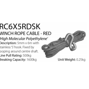 Trailer Winch - Winch Rope Cable (500kg)