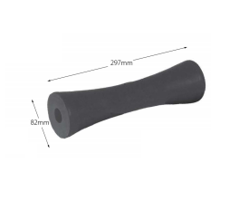 12" Dog Bone Rollers - Rubber (26mm Bore)