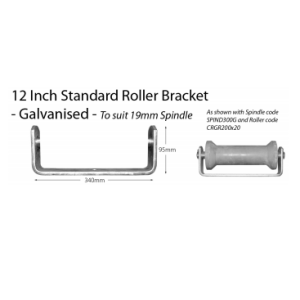 Boat Roller Bracket - Standard - 12"