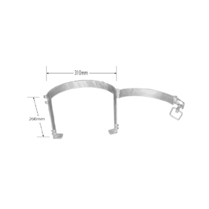 Gas Bottle Holder - Front Load 9kg