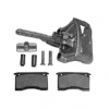 45mm Square - Assembled - 10" Ford Disc Hubs + Mech Calipers