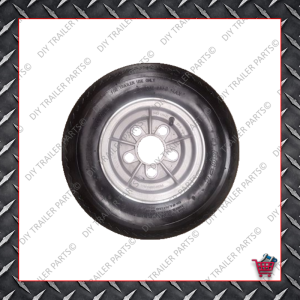 9" Ht Alloy Trailer Rim & Tyre