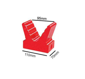 Large V Block - Soft Poly (20mm Bore)
