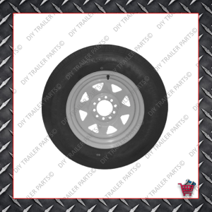 13" Multistud Ht/Ford Trailer Rim & Tyre - 175R13C