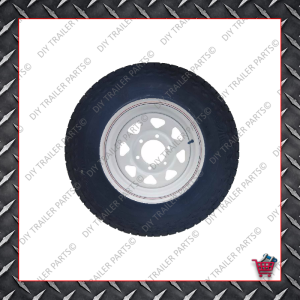 16" Landcruiser 6 Stud Trailer Rim & Tyre - 245R16A/T