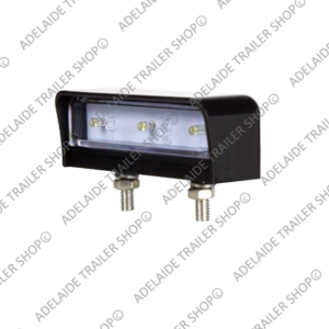LED Number Plate Light - Black Body (12V)