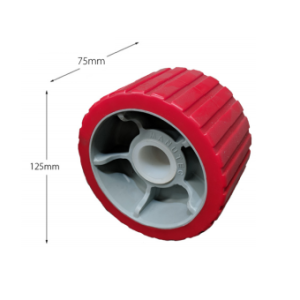 3" X 5" Wobble Rollers - Soft Poly (24mm Bore)