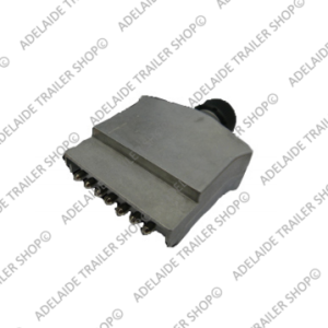 Flat Trailer Plug 7 Pin - Metal