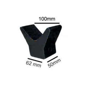 3" V Block - Rubber (12mm Bore)