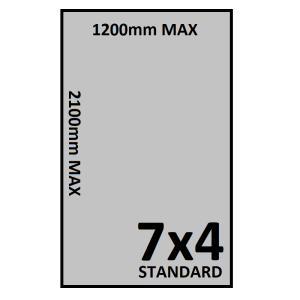 7x4 Trailer Floor - Checkerplate