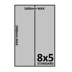 8x5 Trailer Floor - Checkerplate