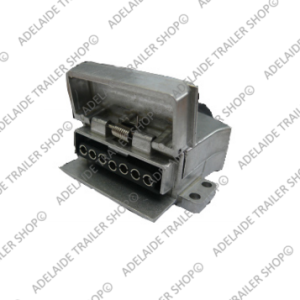 Flat Trailer Socket 7 Pin - Metal