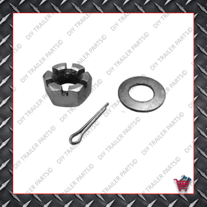 1 1/4" Castle Nut, Pin & Washer Set