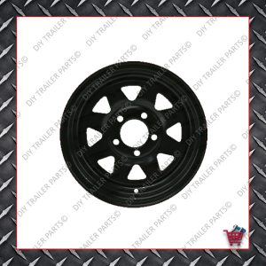 14" Trailer Rim - Black - Ford