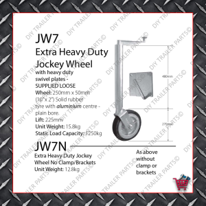Standard Jockey Wheel (Galvanised) JW1UBG