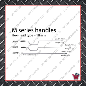 Adjustable Leg 500mm - Metric Thread - Front