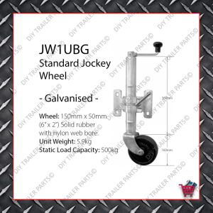 Standard Jockey Wheel (Galvanised) JW1UBG