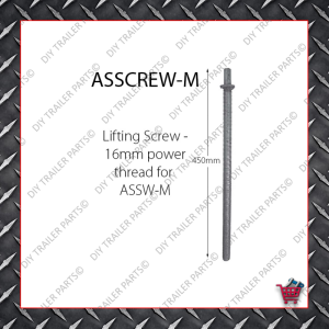 Adjustable Leg 500mm - Metric Thread - Front
