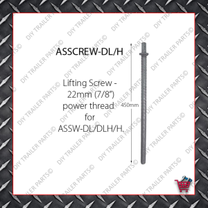 Adjustable Leg 500mm - Metric Thread - Front