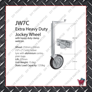Standard Jockey Wheel (Galvanised) JW1UBG