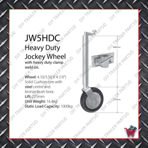 Standard Jockey Wheel (Galvanised) JW1UBG