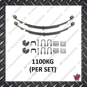 Eye-Eye Spring Set - 45mm Wide - 8mm - 640mm (4 Leaf)
