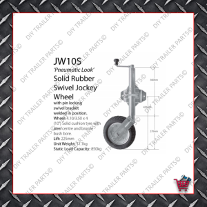 Economy Jockey Wheel (Incl. Clamp) JW1E