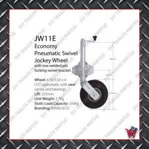 Economy Jockey Wheel (Incl. Clamp) JW1E