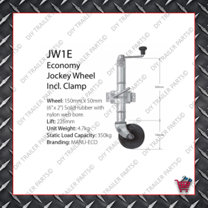 Economy Jockey Wheel (Incl. Clamp) JW1E