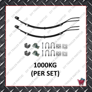 Slipper Spring Set- 45mm Wide - 6mm - 765mm (3 Leaf)