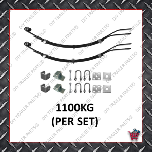 Slipper Spring Set- 45mm Wide - 6mm - 765mm (3 Leaf)