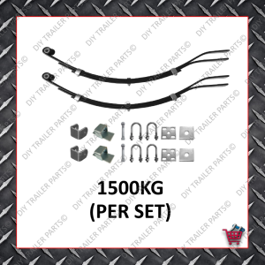 Slipper Spring Set- 45mm Wide - 6mm - 765mm (3 Leaf)