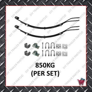 Slipper Spring Set- 45mm Wide - 6mm - 765mm (3 Leaf)