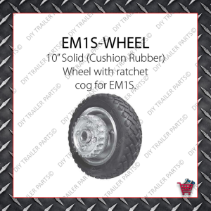 6" Solid Rubber Wheel