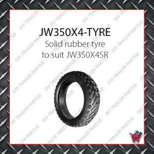 6" Solid Rubber Wheel