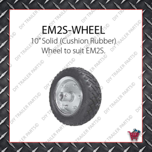 6" Solid Rubber Wheel