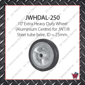 6" Solid Rubber Wheel