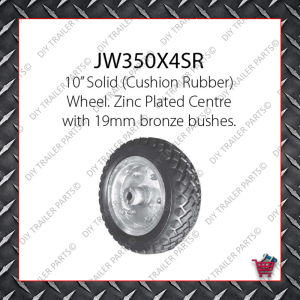 6" Solid Rubber Wheel